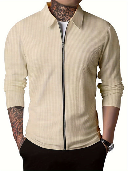 Men's Autumn And Winter Jackets, Slim Fit Cardigans with Collars, Men's Jackets, Casual Style, Suitable for Outdoor Travel