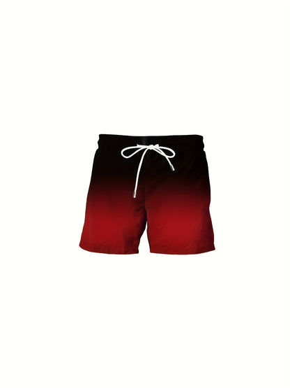 Men's Large Size 2pcs Matching Outfit: Casual Striped T-Shirt & Drawstring Shorts - Breathable Summer Matching Clothes Suitable for Vacation, Gym, Beachwear - Machine Washable Comfortable Wear, PLUS SIZE
