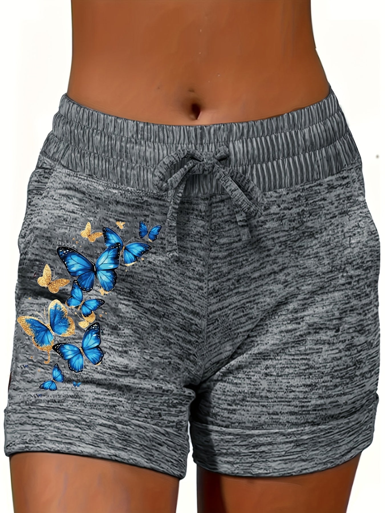 New Style Casual Women's Printed Beach Vacation S Shorts Overseas Printing