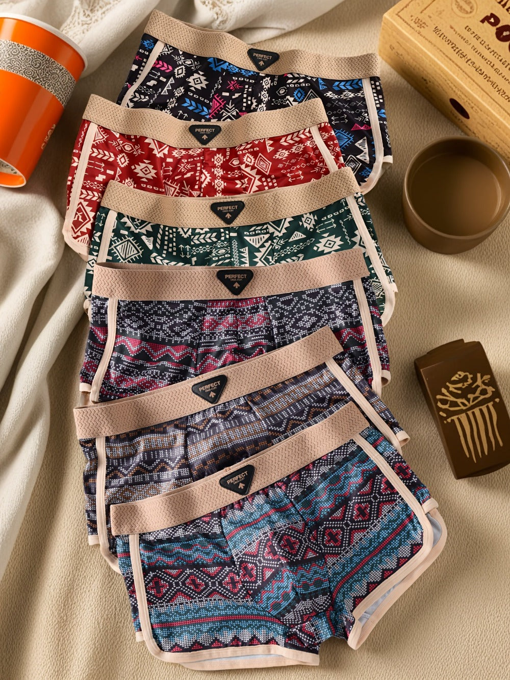 Men's Boxer Briefs - Moisture Wicking 6 Pack