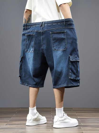 Men's Denim Shorts - Drawstring Waist
