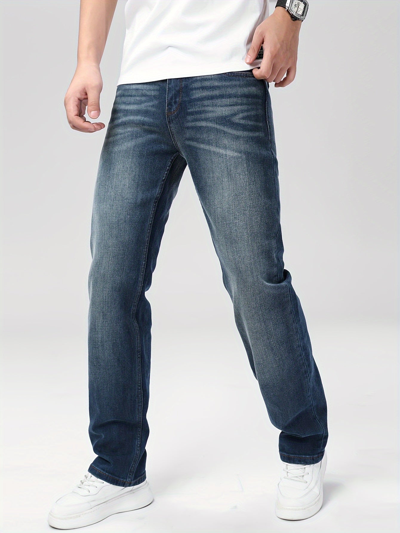 Men's Black Series Cotton Jeans - product view 7