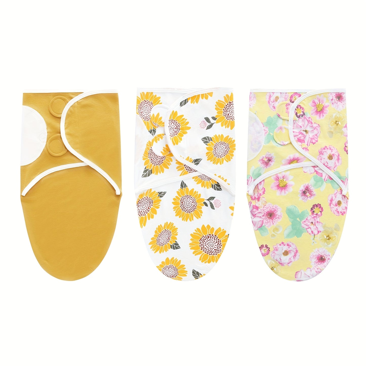 3-pack of Newborn Blankets, Suitable for Male and Female Infants Aged 0-3 Months, with a Womb-like Design, a Great Gift for Newborns.
