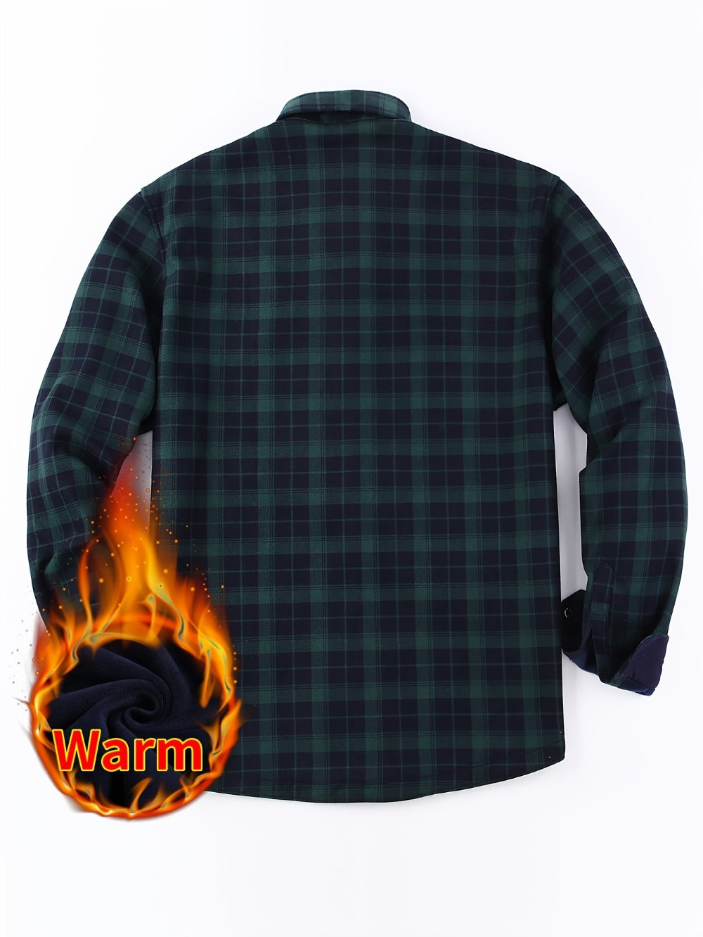 Unisex Lightweight Plaid Single-Breasted Jacket