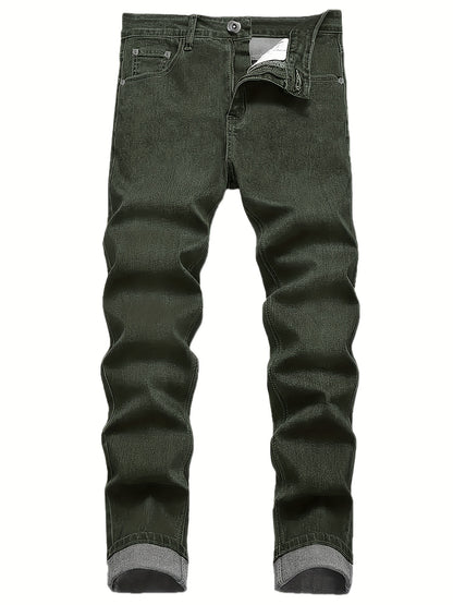 3-Pack Men's Slim Fit Jeans | Business Casual Trousers | Year-Round Versatile Pants | Gift
