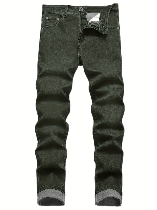3-Pack Men's Slim Fit Jeans | Business Casual Trousers | Year-Round Versatile Pants | Gift