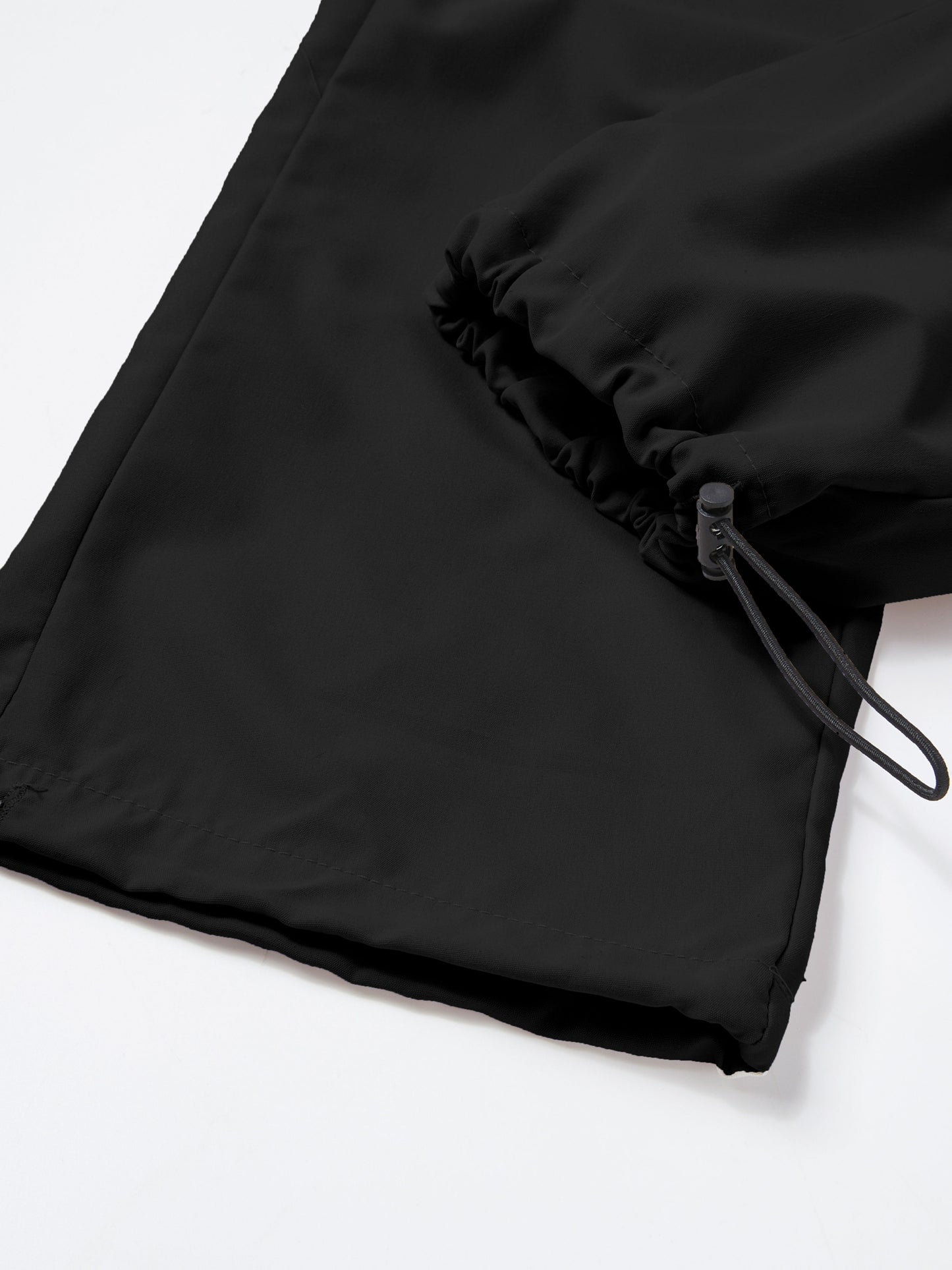 Lightweight Breathable Cargo Trousers for Men, Featuring an Elastic Waistband with a Drawstring, Loose Wide Legs, Multiple Pockets, And Quick-Dry Fabric, Ideal for Outdoor Hiking, Streetwear, Everyday Use, And All-Season Fashion