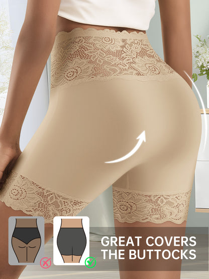 3-Pack Women's Elegant Lace Underwear - Soft Breathable Cheeky Briefs with Mid-Rise Waist, Full Coverage & Stretchy Lace Panties (S-XXL) for Date Nights, Parties, Daily Wear - All-Day Comfort Feminine Lace Panty Lines