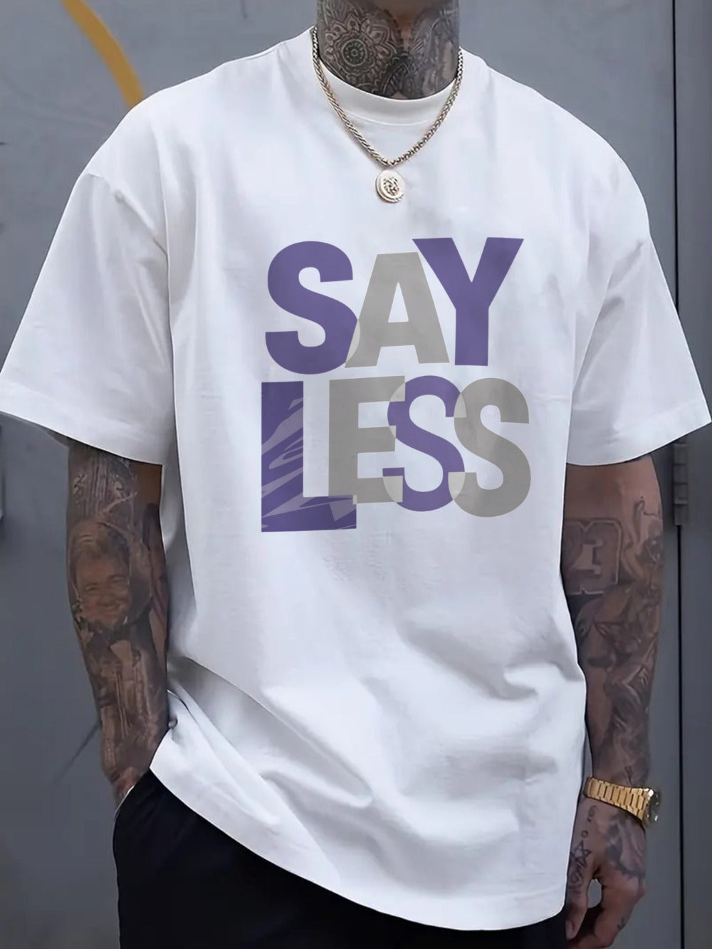 Men's Graphic T-Shirt - Round Neck Short Sleeve Modern Style 247397
