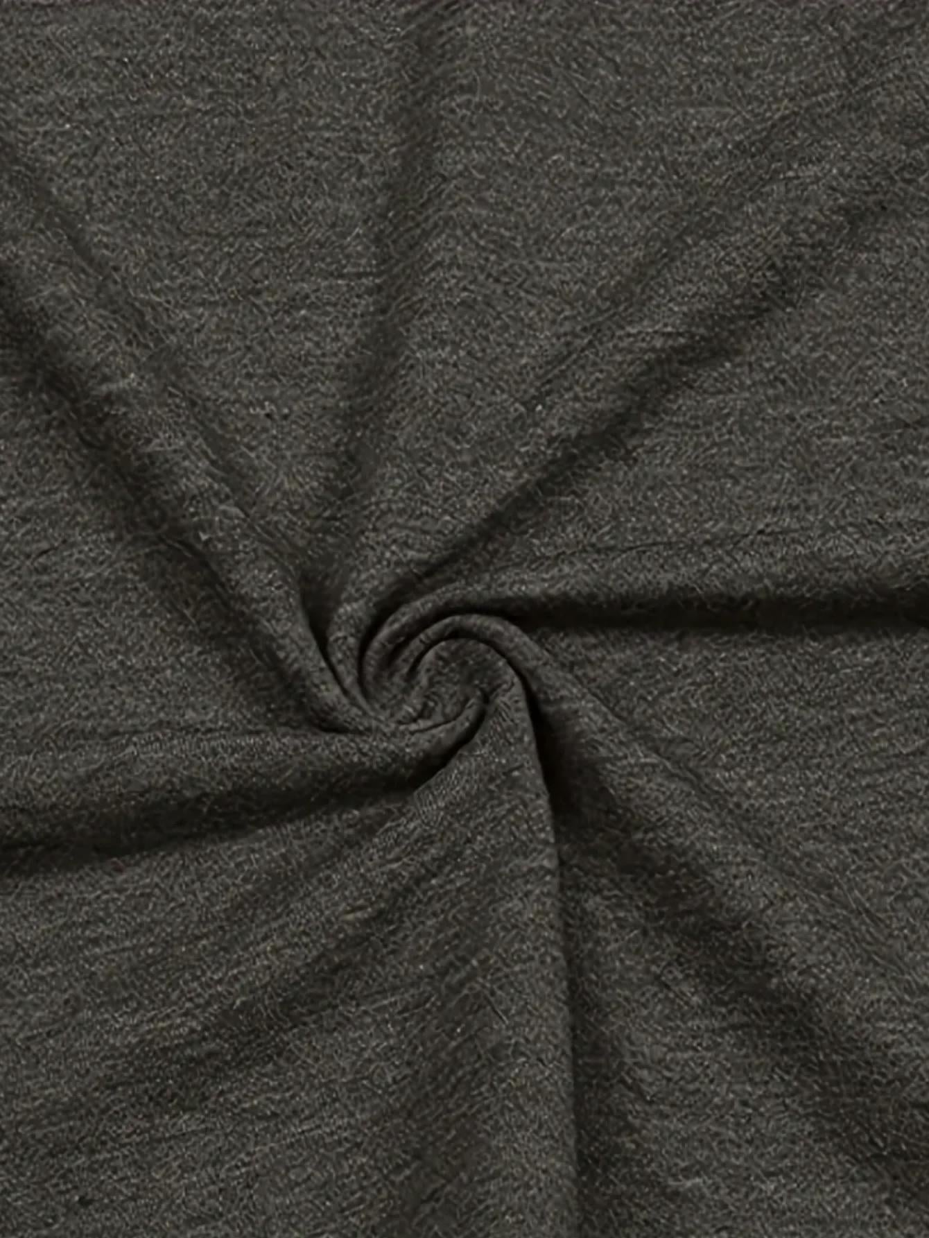 Light Grey Polyester Printed V-Neck Tank Top - product view 29