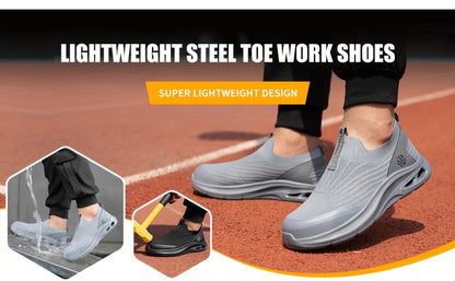 Men's Loafers & Slip-Ons - Steel Toe Protection & Puncture Resistant
