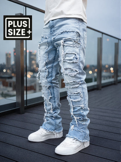 Men's Light Blue Jeans - product view 4