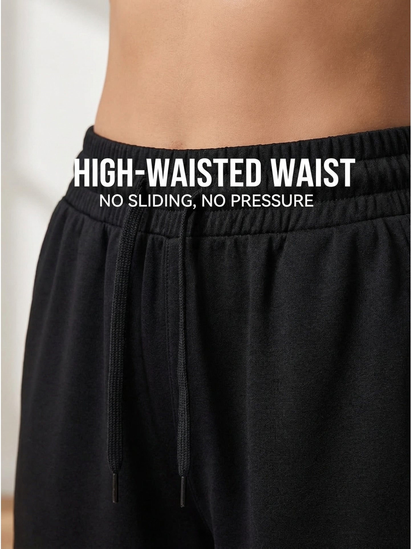 10-pc Men'S Casual, Loose-Fitting, Quick-Dry Pants: Lightweight, Breathable Men'S Pants with an Elastic Waistband, Loose Fit, And Pockets - Perfect for Everyday Wear at Home