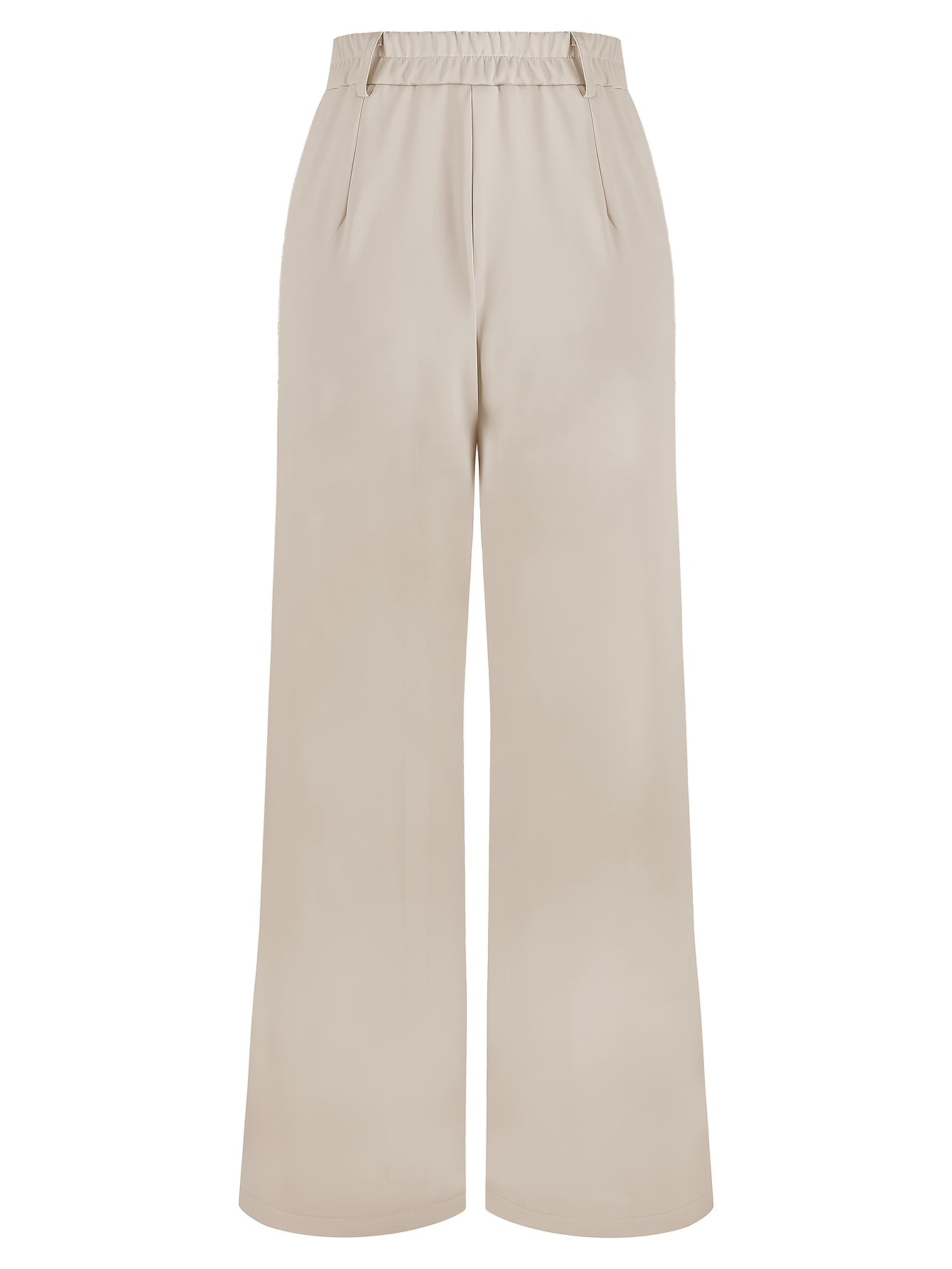 Elegant Women's Wide-Leg Pants with Drape Office-casual Trousers Featuring A Flattering Silhouette Suitable for Both Formal And Casual Attire. A Versatile Wardrobe Essential.