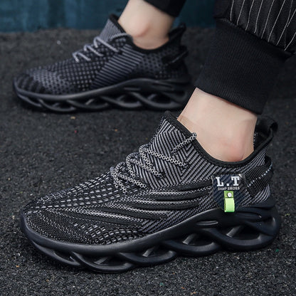 Men's Running Shoes - Breathable Mesh Cushioned Comfort for Outdoor & Travel 971749