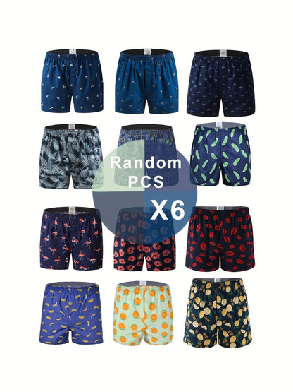 Men's Boxer Shorts - Breathable 6 Pack Essential