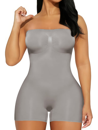 Bodysuit For Plus Size Women Tummy Control Shapewear Seamless Butt Lifter Thigh Slimmer Body Shaper
