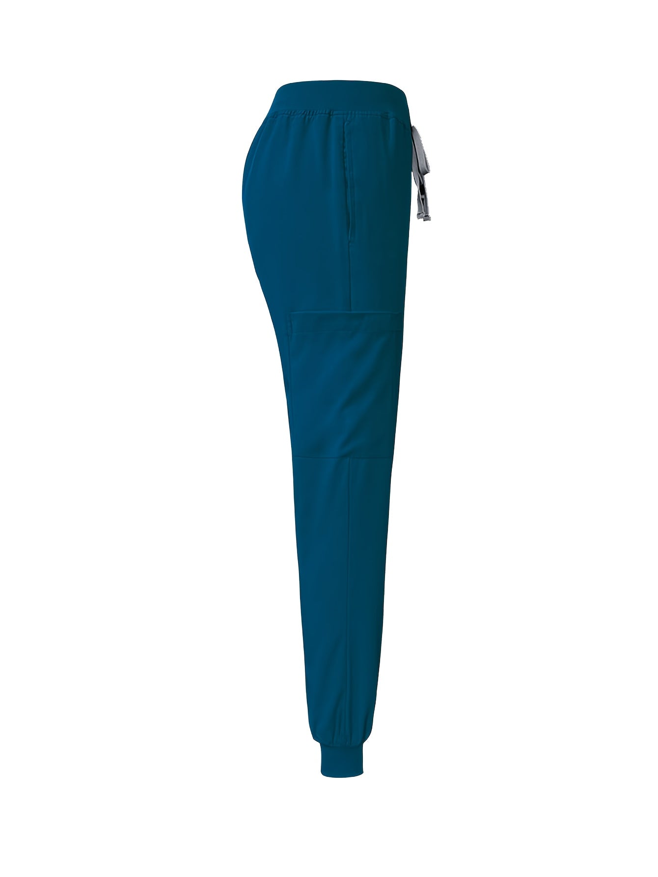 [2pcs Scrub Suit Set] Ships From The United States] 2pcs Set Scrub Suit Set for Women Modern V-neck Top T-shirt & Tapered Leg Jogger Pants with Drawstring Nursing Uniforms Set Suitable for Pet Hospitals, Dental Clinics, Nursing Work, Etc