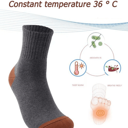 10 Pairs Of Men'S Trendy Breathable Crew Socks, Comfy Casual Soft Thermal Socks, Winter & Autumn