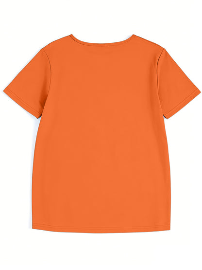 Casual Gen X Graphic Print TShirt, Gentle Drape Elegant Summer Tee, Loose Fit All Body Types, SkinFriendly Breathable Soft Comfortable Fabric, Easter's Day, Home Wedding Commute Outing Ready