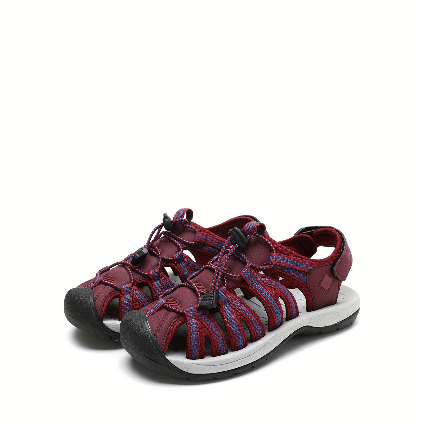 Women Sport Sandals Flat Sandals Womens Closed Toe Hiking Summer Outdoor Sandals Sport Athletic Sandals for Hiking Walking Water Shoes Adjustable Width Comfortable Sturdy Brand Women Shoes