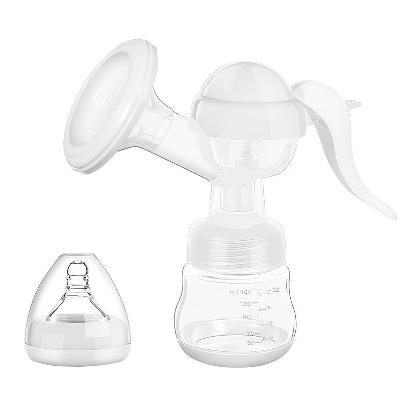 Manual Breast Pump, Manual Breast Milk Collector, Massage, Portable And Silent Milking Device, Nipple Nipple