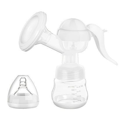 Manual Breast Pump, Manual Breast Milk Collector, Massage, Portable And Silent Milking Device, Nipple Nipple
