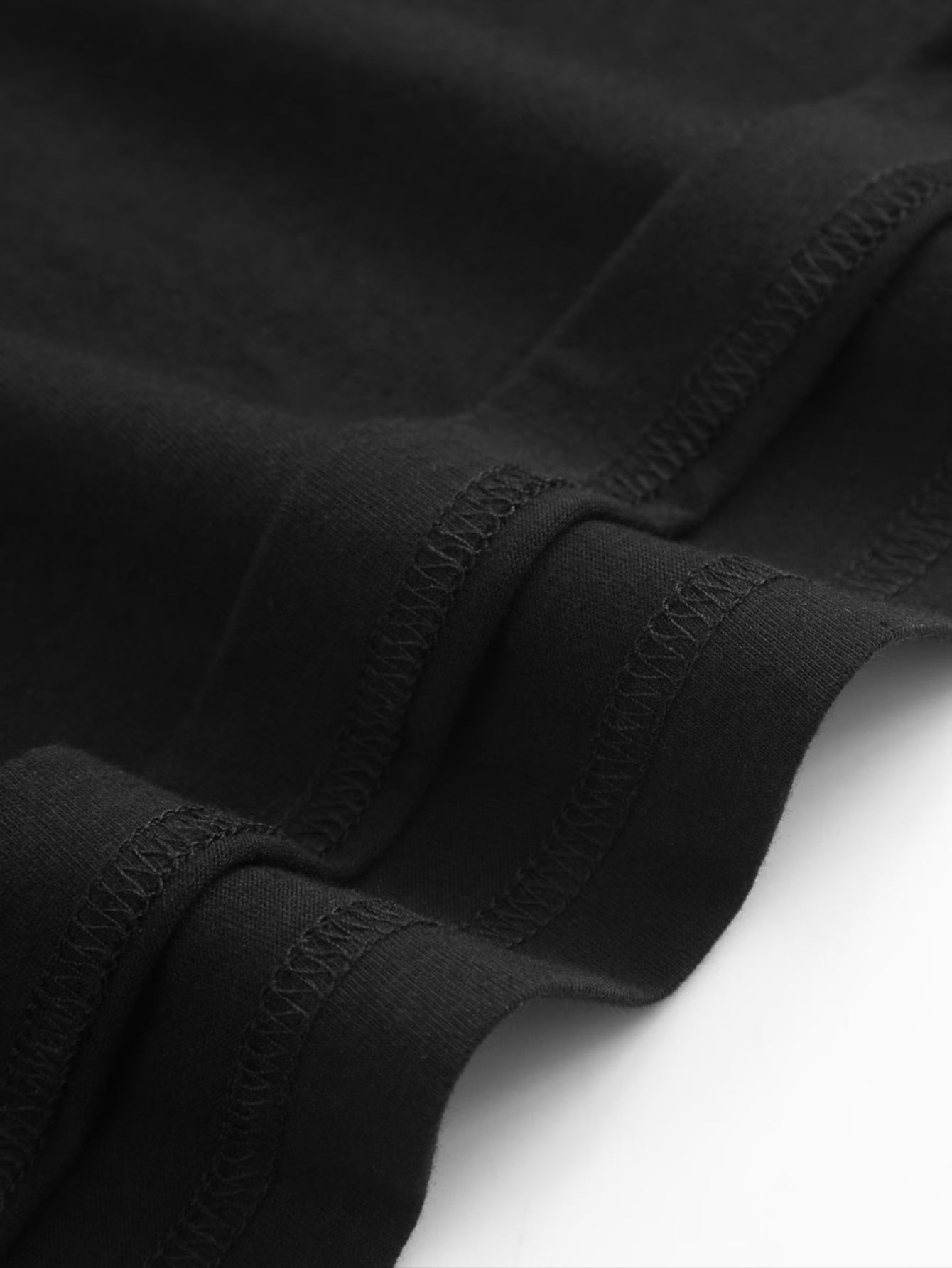 Women's Black Polyester Printed Striped T-Shirt - product view 4