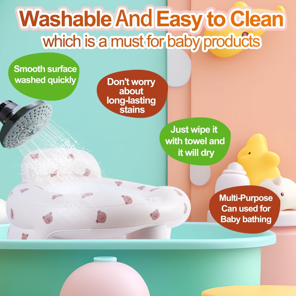 Baby Floor Seat - Portable Inflatable Built-In Air