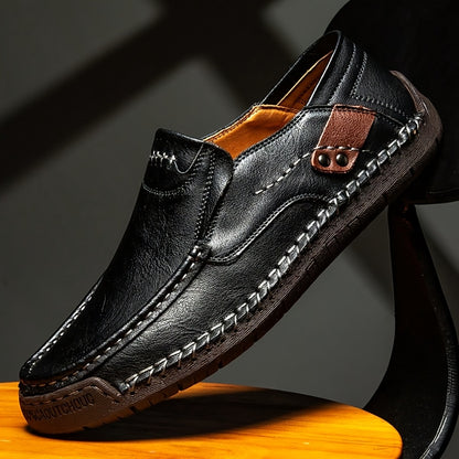 GREKS Men'S Loafers Slip-On Casual Shoes Lightweight Comfortable Driving Walking Shoes