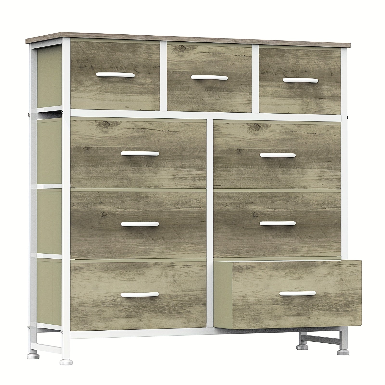 Storage Cabinet Chest of Drawers 9 Drawer Cabinet Multiple Colors Integrated Slide - product view 7
