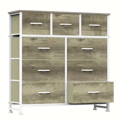 Storage Cabinet Chest of Drawers 9 Drawer Cabinet Multiple Colors Integrated Slide - product view 7
