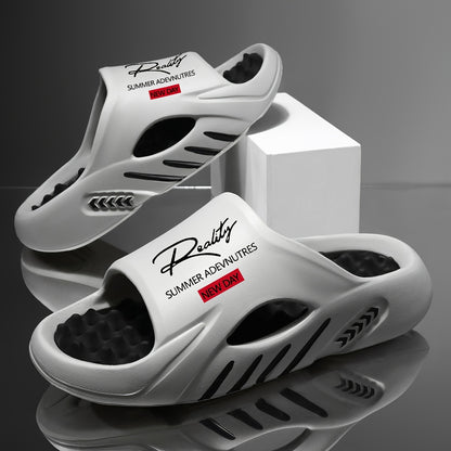 Men'S Summer Sandals, Casual Breathable Sports Sandals, Beach Slippers