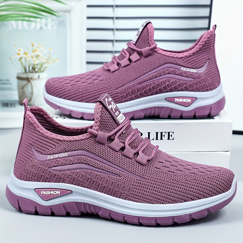 Women'S Comfort Walking Shoes- Air Mesh Design, All-day Soft Cushioning, Emphasizing Comfort And Shock Absorption, Women'S Fashionable New-Style Sneakers Comfortable, Versatile, Soft Sole, Lightweight, Breathable, Fabric Upper