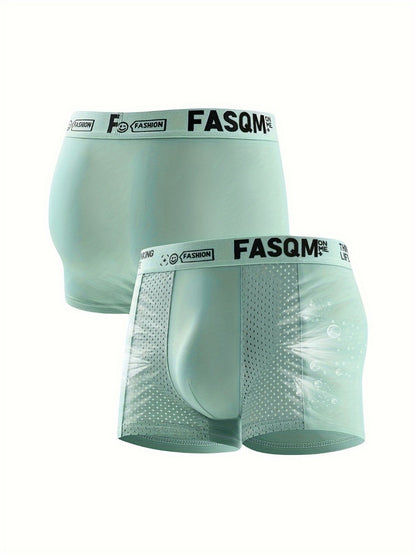 4-Pack Men's Boxer Briefs - Breathable Stretch Mesh