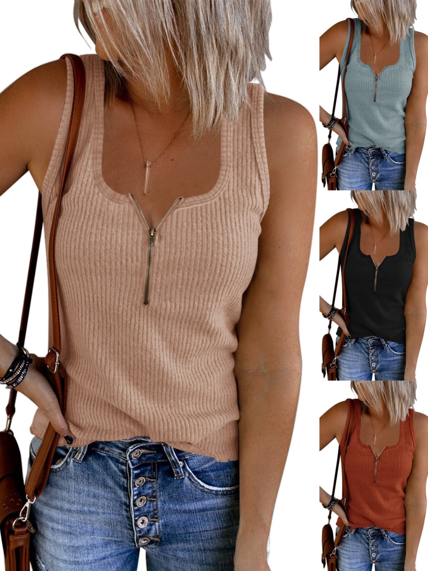 Casual Tees for Everyday Wear, Featuring Solid Color Vests with a Round Neck, Perfect for Spring And Summer