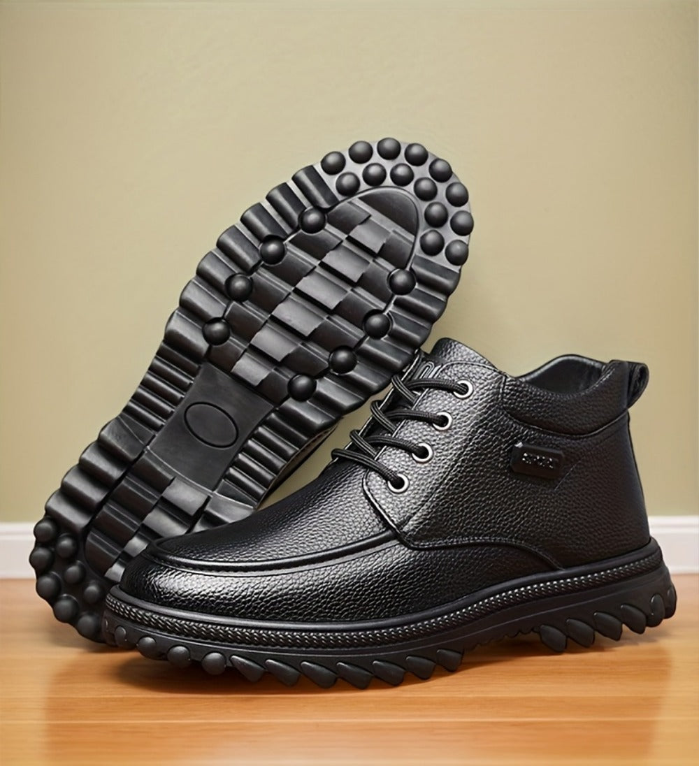 Men's Snow Boots - Non-Slip Sole Plush Lined for Cold Weather 546917