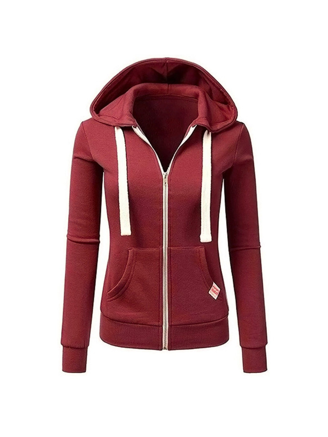 2025 New Waist-Cinching Zipper Sweatshirt Women - Cycling Sport Style Slim Fit Hooded Cardigan