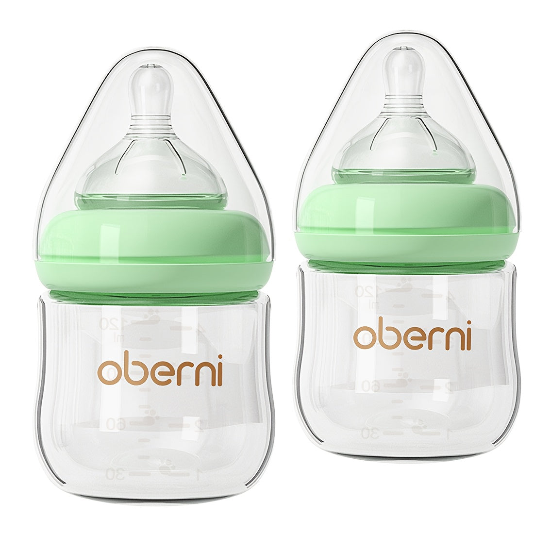 Baby Bottle - Anti-Colic Glass Oberni 4Oz