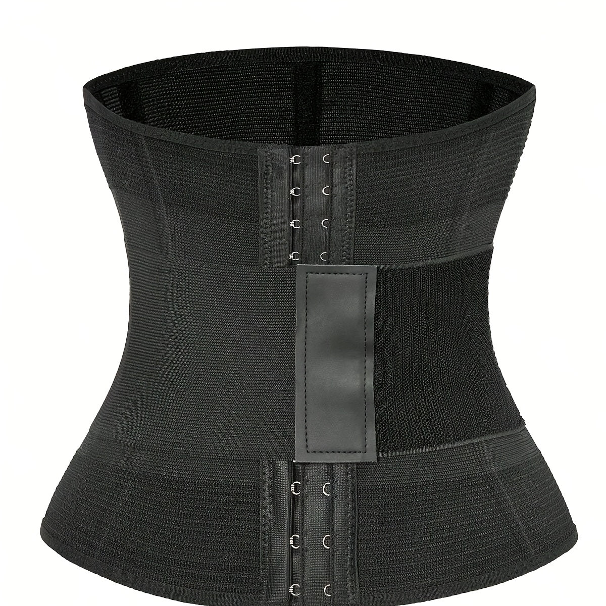 Tummy Control Waist Trainer Wrap, 90% Elastane 10% Fabric, Medium Compression Body Cincher with Hook & Eye Closure, Hand Washable Abdominal Shaper