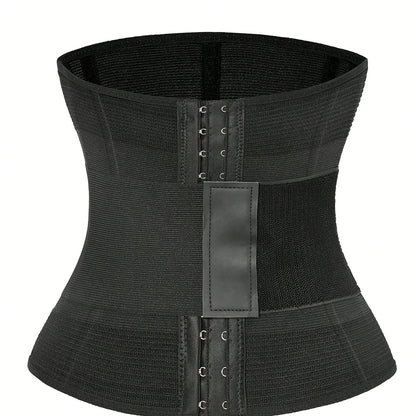 Tummy Control Waist Trainer Wrap, 90% Elastane 10% Fabric, Medium Compression Body Cincher with Hook & Eye Closure, Hand Washable Abdominal Shaper