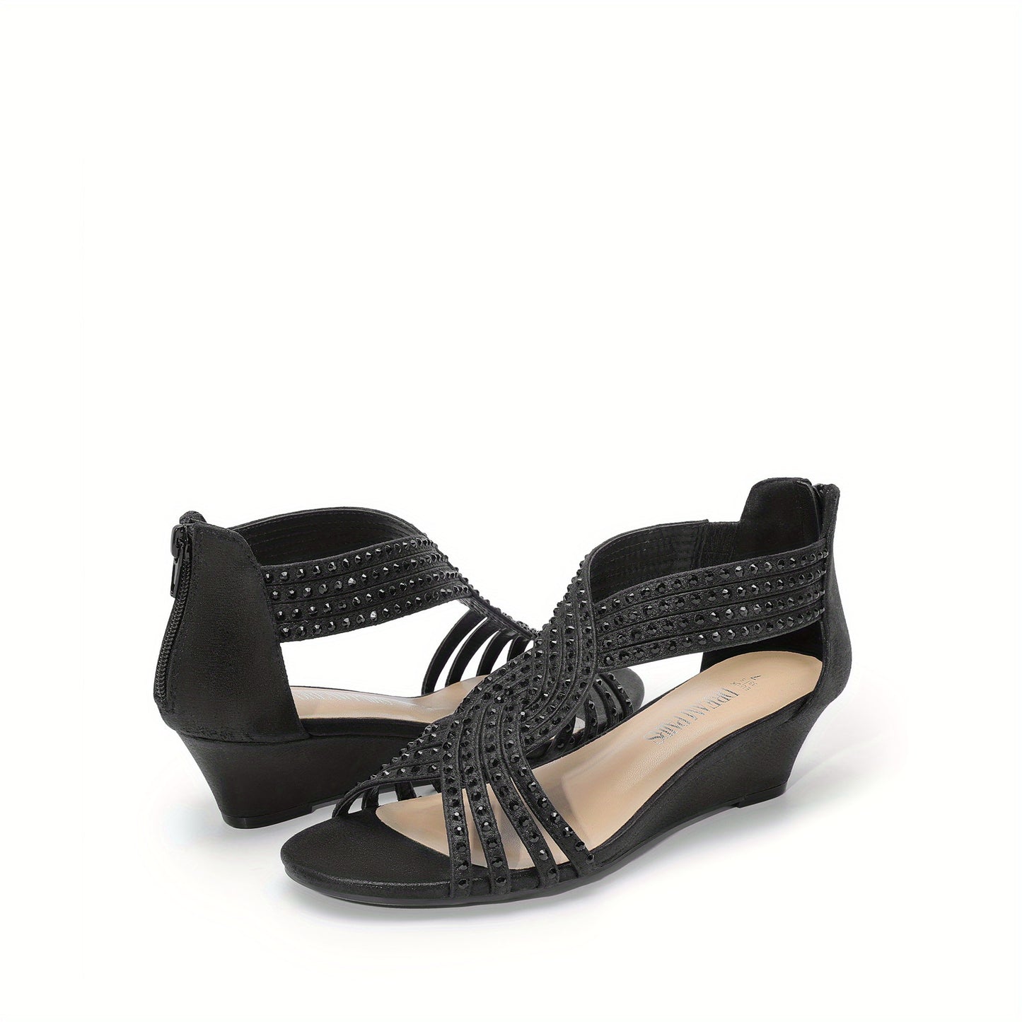 Womens Open Toe Espadrilles Dressy Platform Sandals Slip on Elastic Ankle Strap Wedges Sandals Stylish and Comfortable and Fashion Shoes Fashion Outdoor Shoes Quick On and Off Suitable for Different Occasions, Women Shoes