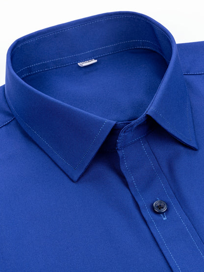 3pcs Men'S Stretch Long Sleeve Business Casual Dress Shirts