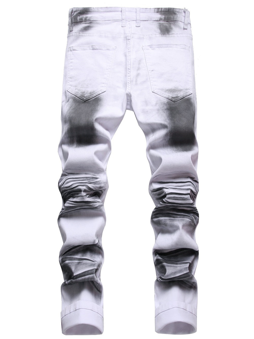 Men's Slim Fit Jeans - Classic Wash Clean Finish Streetwear 032037