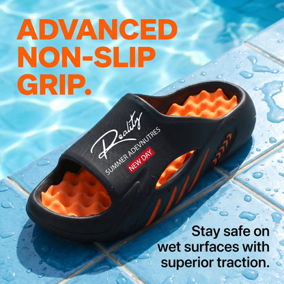 Men'S Summer Sandals, Casual Breathable Sports Sandals, Beach Slippers