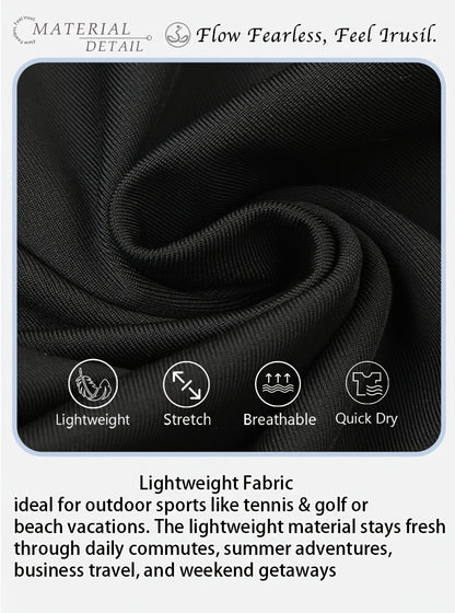20-Inch Knee-Length Skorts for Women Featuring Five Pockets, High-Waisted Design, Suitable for Tennis And Golf, Long Athletic Skirt with Built-In Shorts