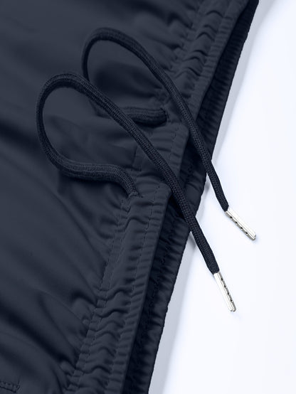 Men's Quick Dry Multi-Pocket Zipper Shorts, Elastic Waist Drawstring, Lightweight Breathable Fabric, Casual Sports Workout Running Hiking Shorts, Summer Outdoor Cargo Shorts for Men with Secure Zippered Pockets