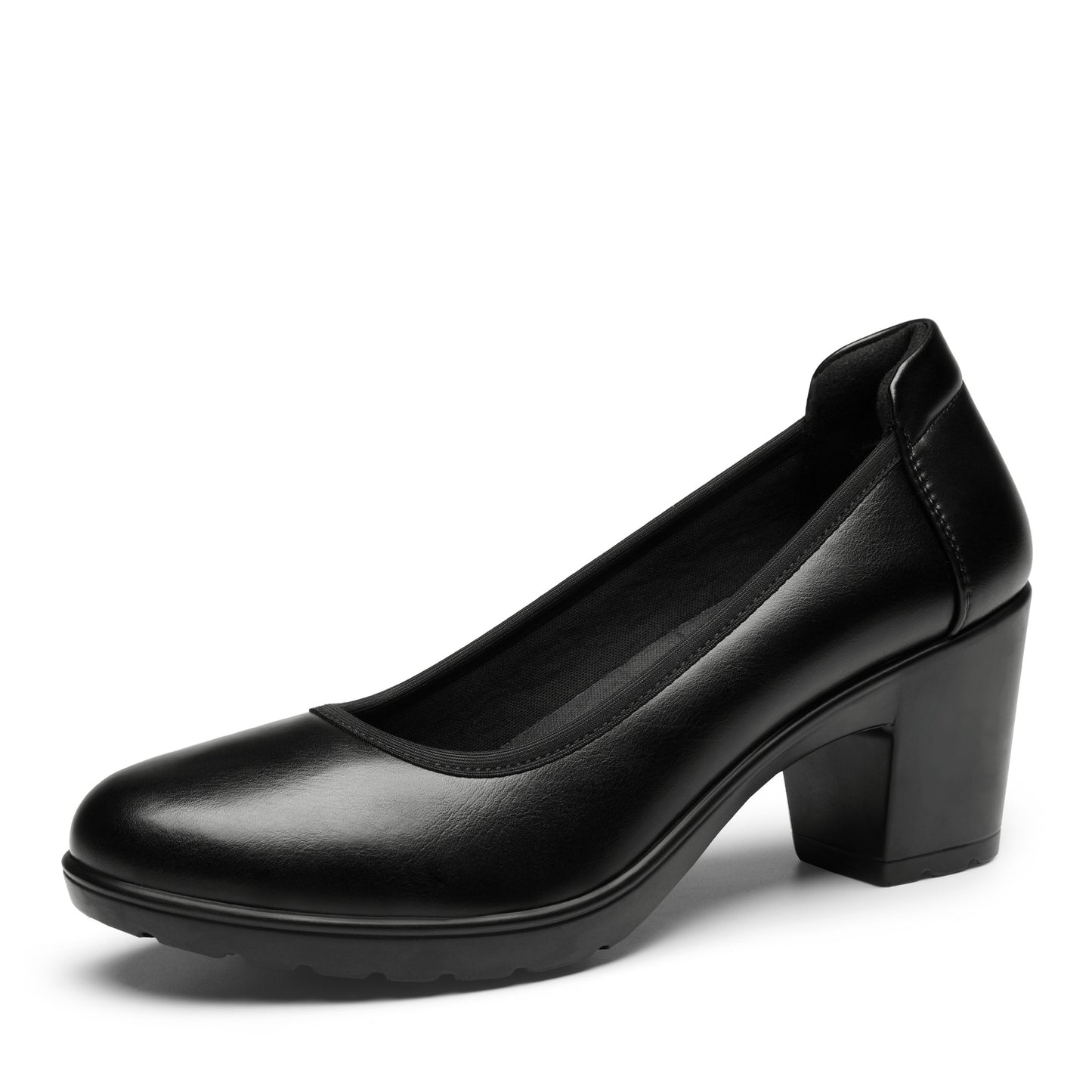 Women's Chunky Closed Toe Low Block Heels Work Pumps Comfortable Round Toe Dress Wedding Shoes One Foot Kick Design Fashionable Bride Bridesmaid Wedding Party Party Holiday Formal Shoes