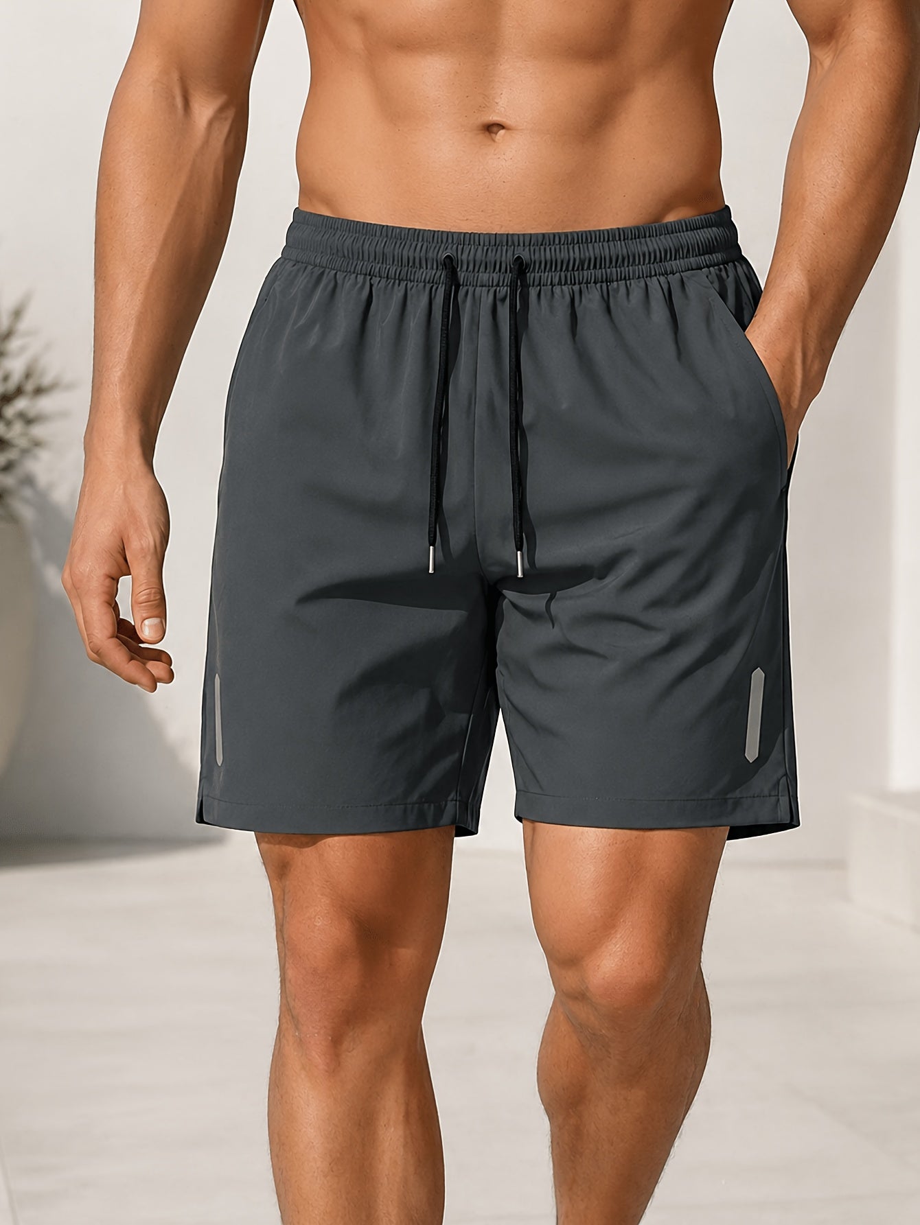 5pcs Minimalist Sports Shorts for Men in Summer, Thin And Quick-Drying Running And Fitness Pants, Loose And Breathable Casual Five-Quarter Pants
