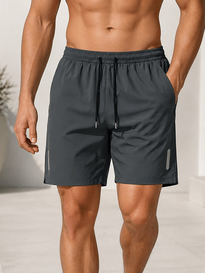 5pcs Minimalist Sports Shorts for Men in Summer, Thin And Quick-Drying Running And Fitness Pants, Loose And Breathable Casual Five-Quarter Pants